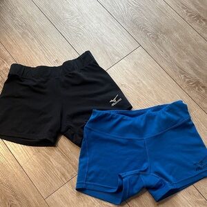 Mizuno Black and Blue Sports Shorts